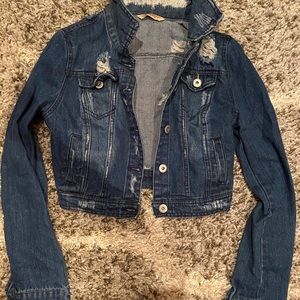 Highway Jean Distressed Jacket